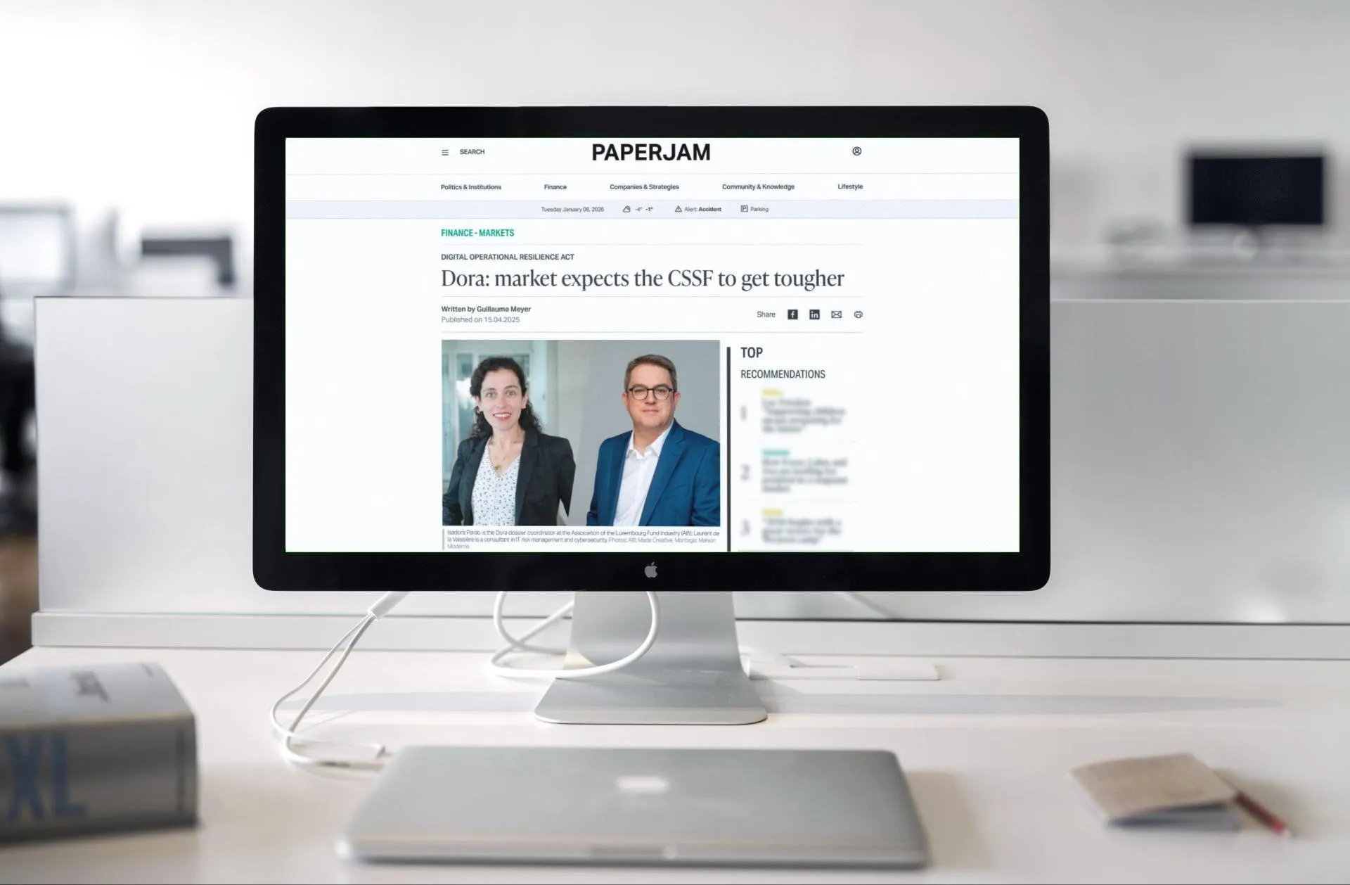 Paperjam article